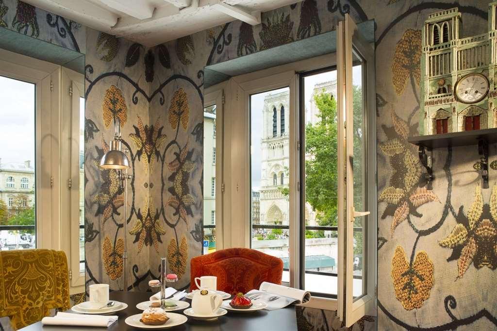 Hotel Le Notre Dame Saint Michel Paryż Restauracja zdjęcie