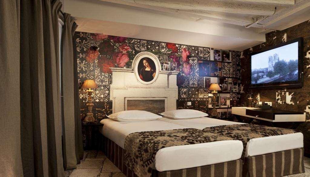 Hotel Le Notre Dame Saint Michel Paryż Pokój zdjęcie